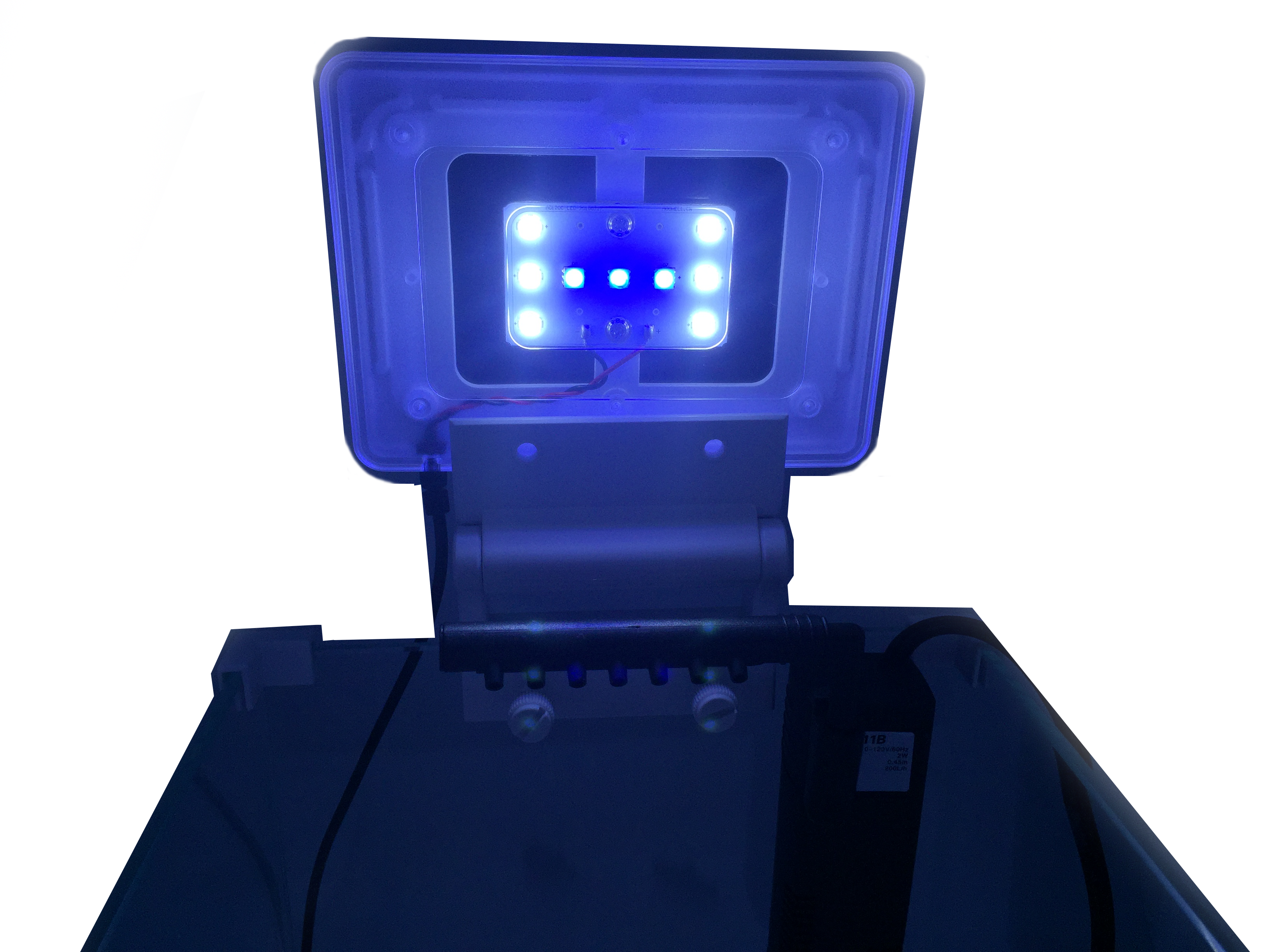 SunSun ATK-200D 2.5gal Nano Fish Tank w/ 3.5W LED Light & Internal Filter Gallery