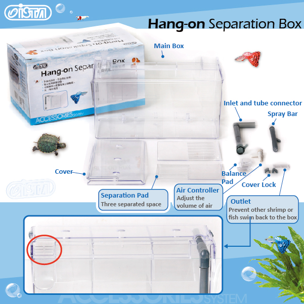 ISTA IF-648 Hang-on Separation Breeder Box Gallery