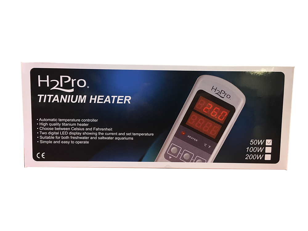 H2Pro TH-50 (50W) Titanium Heater w/ Controller Gallery