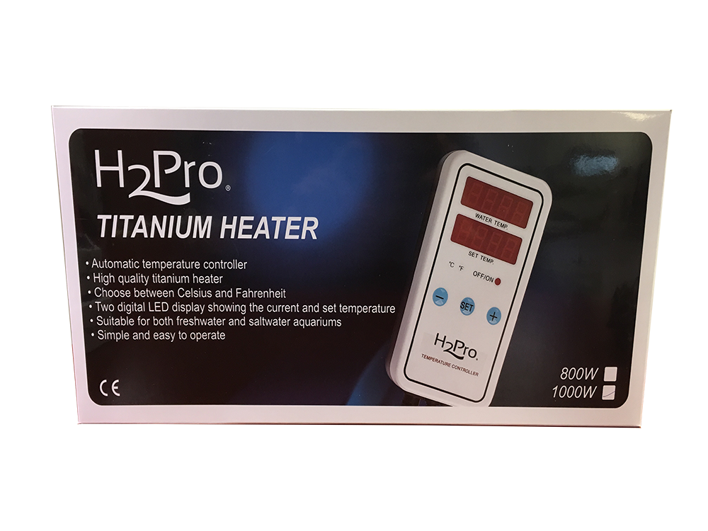 H2Pro TH-800 (800W) Titanium Heater w/ Controller Gallery